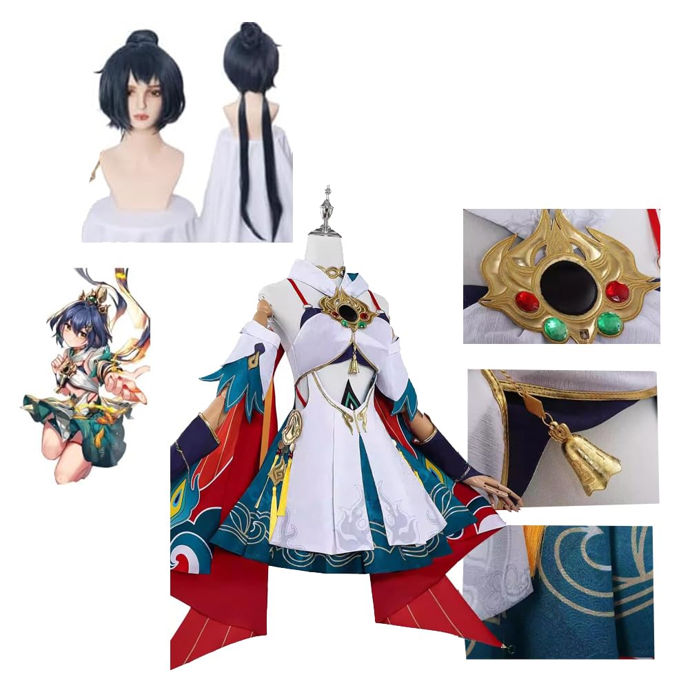 崩壊スターレイル 雲璃 コスプレ 衣装 ウィッグ 靴 五次元 基萌 崩壊スターレイル コスプレ 崩スタ 雲璃 うんり